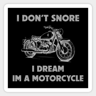 Funny Motorcycle Vintage Style Magnet